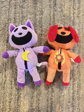Poppy Playtime Catnap and Dogday Plushies